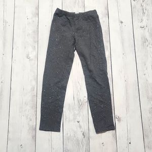 GAP Kids size 6-7 Girls glitter Gray leggings